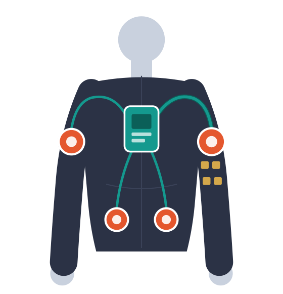 TruRep Basic training top, back view